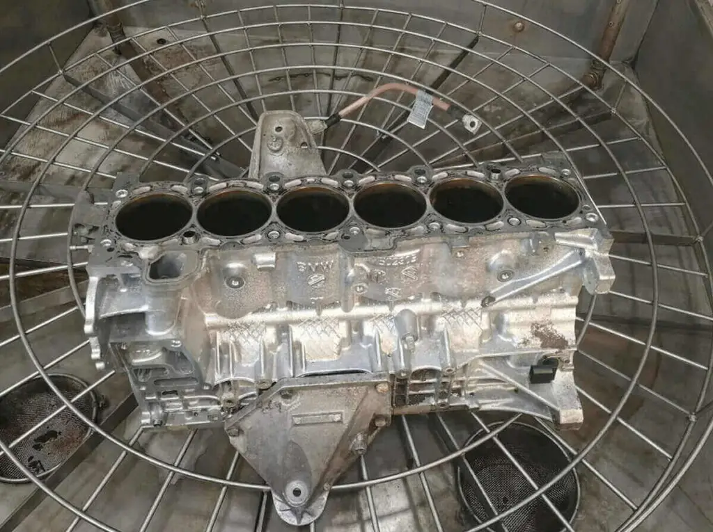The BMW N54 Engine block