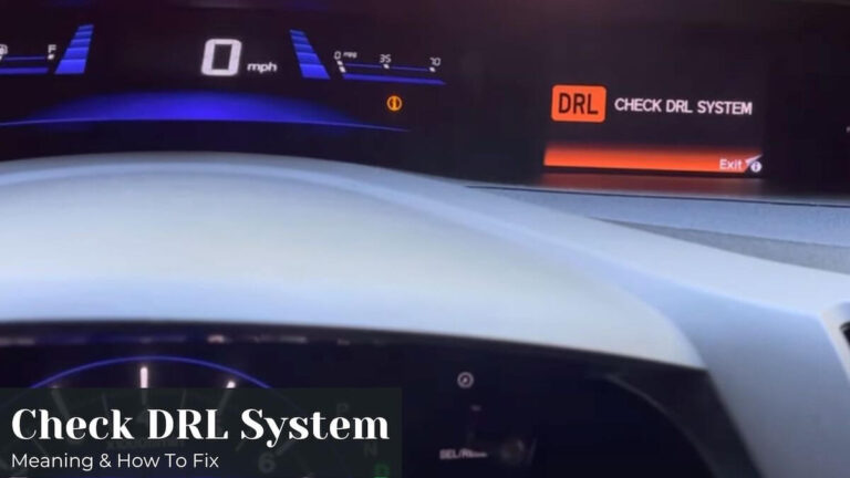 Check drl system acura