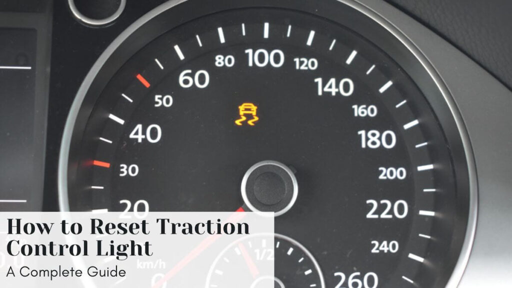 how to reset traction control light