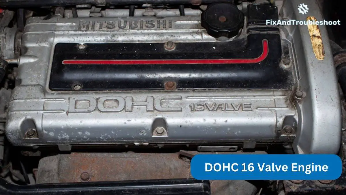 DOHC 16 valve engine