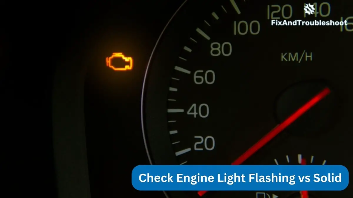 check engine light on car dashboard