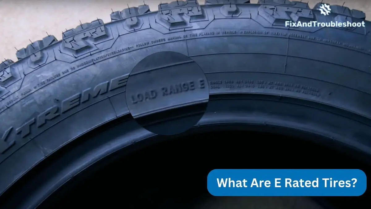 an e-rated tire